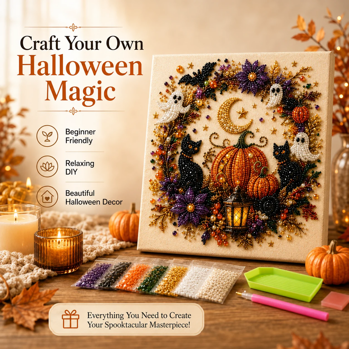 BooHaven | Halloween Crystal Art Kit