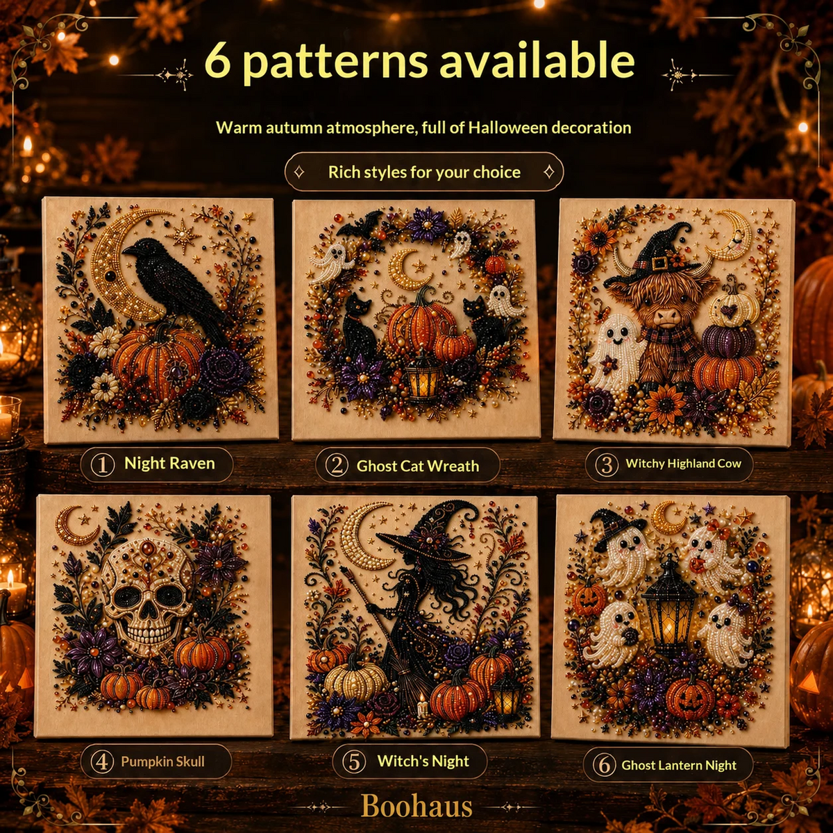 BooHaven | Halloween Crystal Art Kit