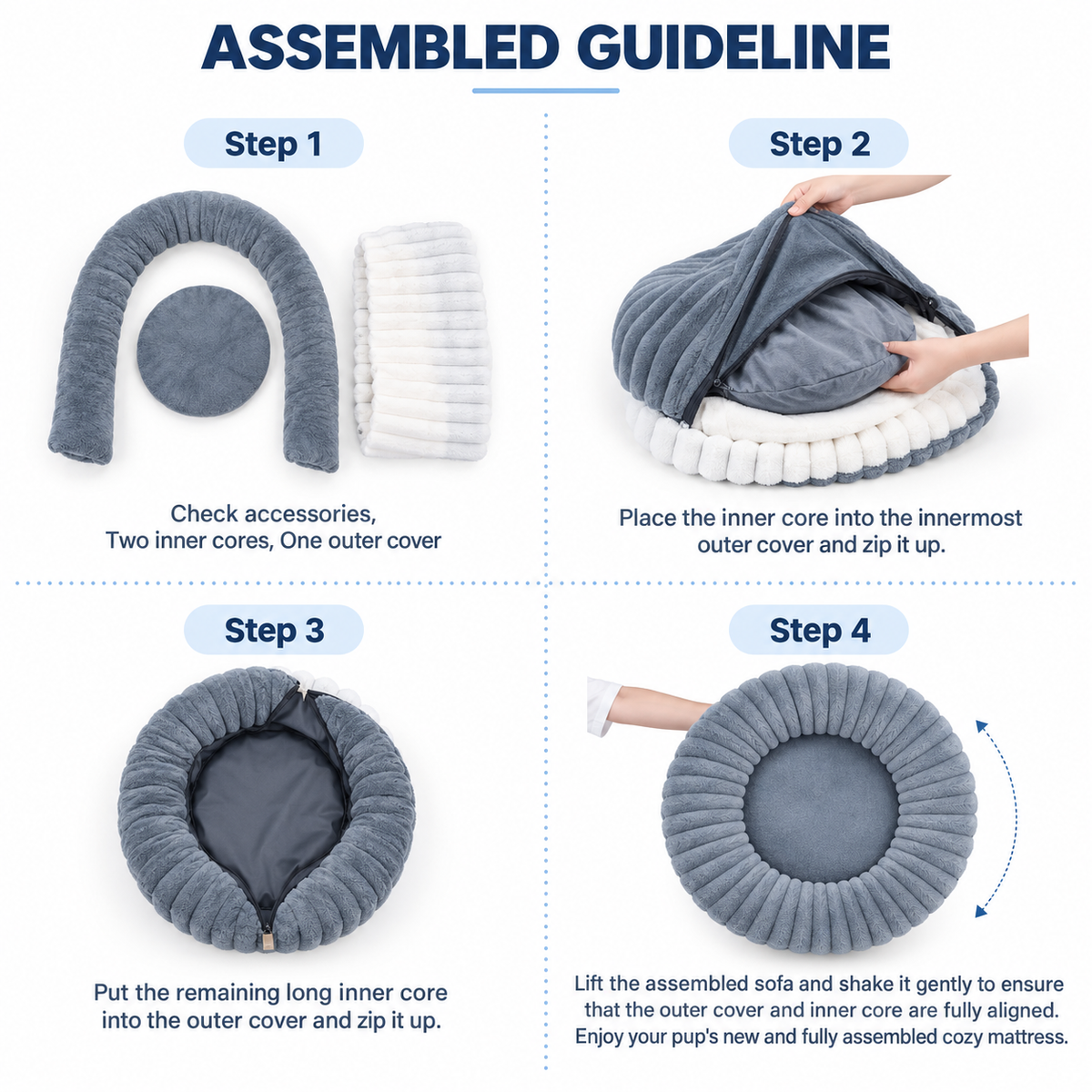 PawRest | Anti-Anxiety Orthopedic Dog Bed