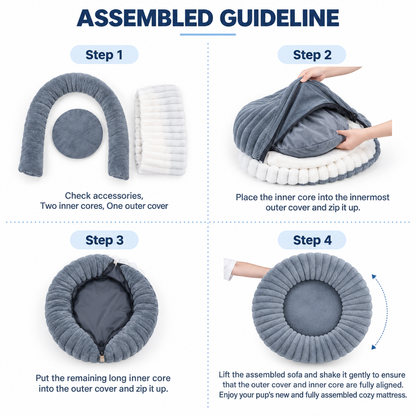 PawRest | Anti-Anxiety Orthopedic Dog Bed